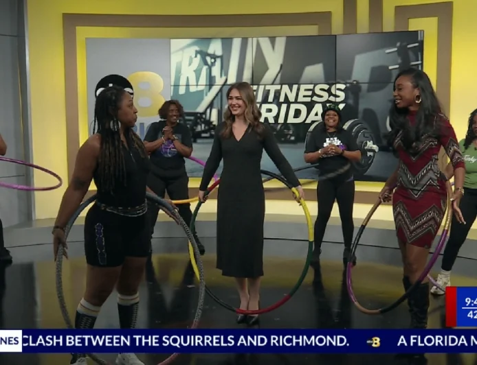 8News tries hip-hop hula hooping for the first time