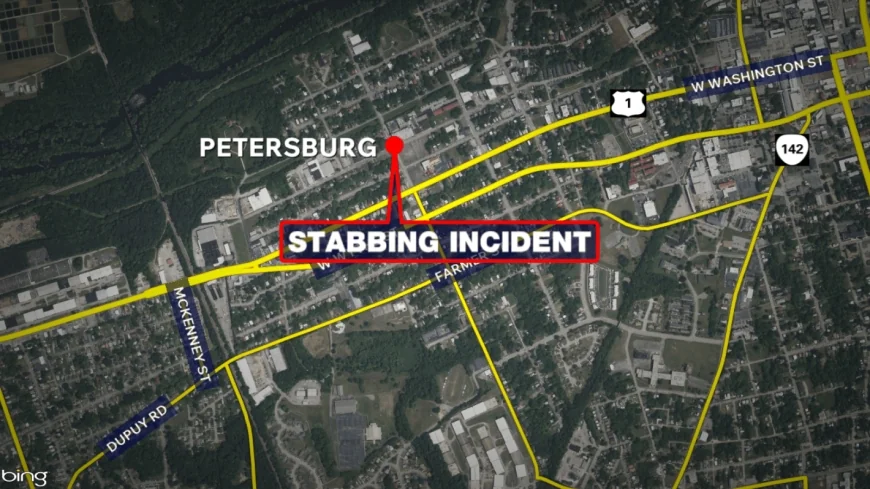 Man charged after another man injured in Petersburg stabbing incident
