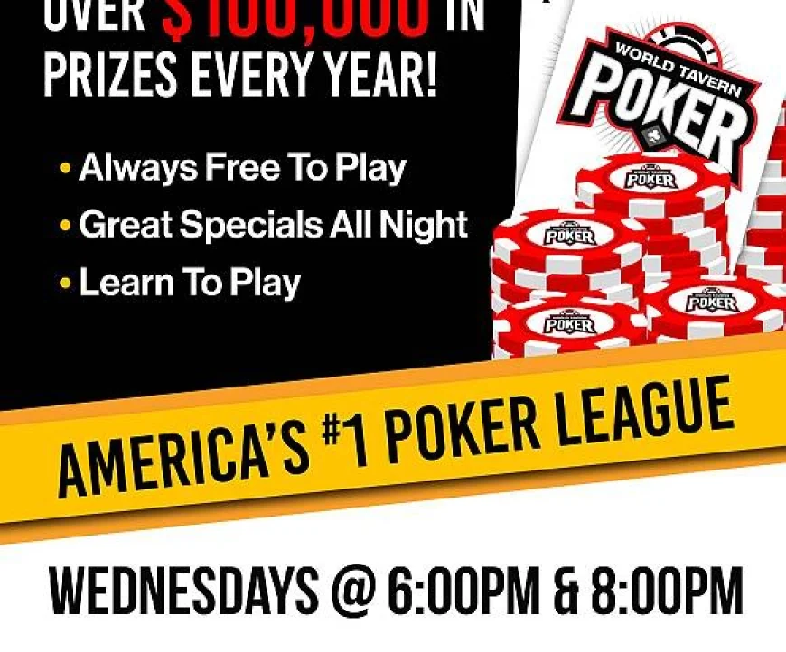 On Wednesday, February 25, 2026 at 06:00 pm - LAKE COUNTRY TAVERN: Poker Tournament