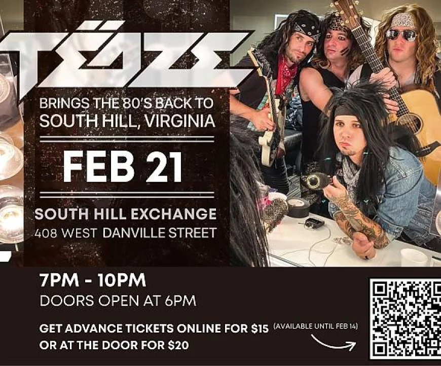 On Saturday, February 21, 2026 at 07:00 pm - SOUTH HILL CHAMBER OF COMMERCE: TËAZE Concert at South Hill Exchange