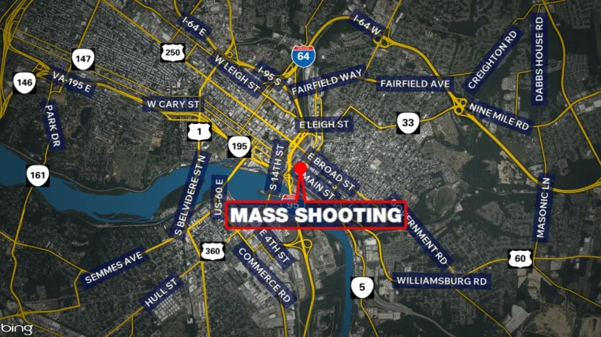 2 dead, 7 injured after Shockoe Bottom shooting in Richmond