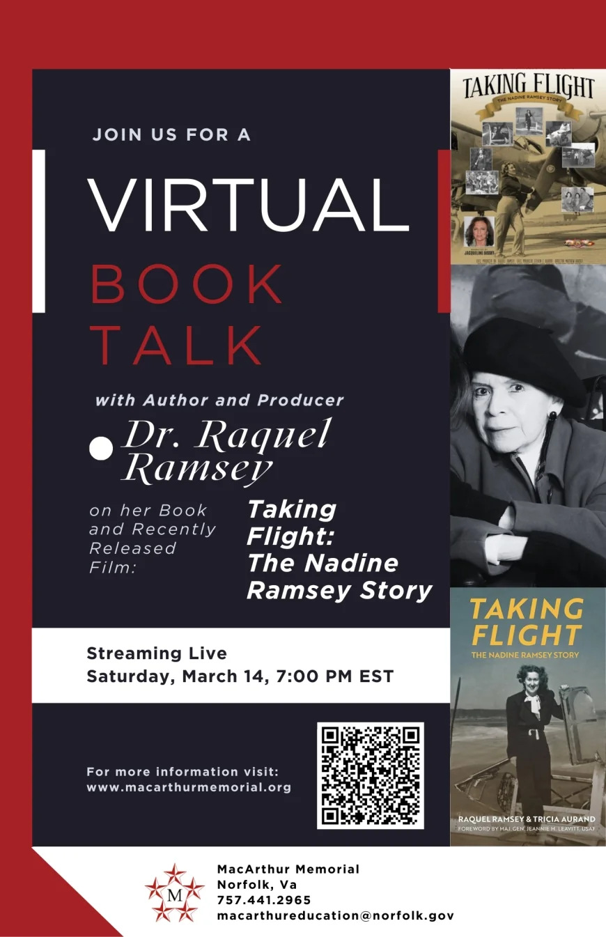Virtual Book Talk: Taking Flight, The Nadine Ramsey Story