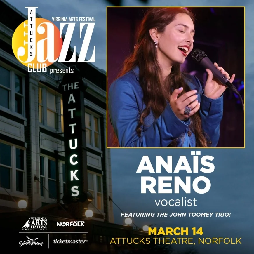 Attucks Jazz Club: Anaïs Reno, vocalist