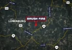 Large brush fire causes evacuations in Lunenburg