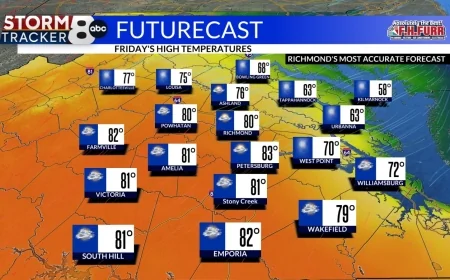 StormTracker8: Spring warmth through the middle of next week