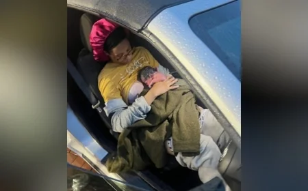 ‘I’m still in shock’: Unforgettable car birth on Powhite Parkway goes viral