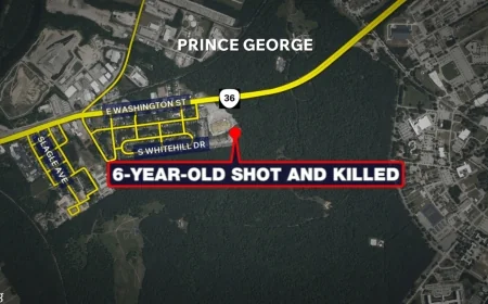 Neighbor reacts to child shot and killed at Petersburg complex