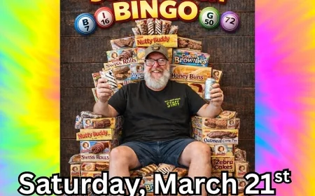 On Saturday, March 21, 2026 at 01:00 pm - BUGGS ISLAND BREWING: Sugar Rush Bingo