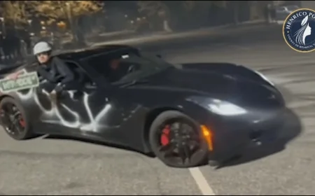 WATCH: Driver does donuts in stolen, vandalized Henrico car