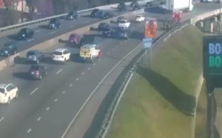 Major delays clear after crash on I-95 in Richmond