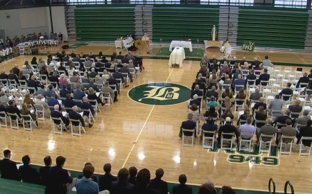 Benedictine honors beloved teacher, athletic director Barry Gibrall