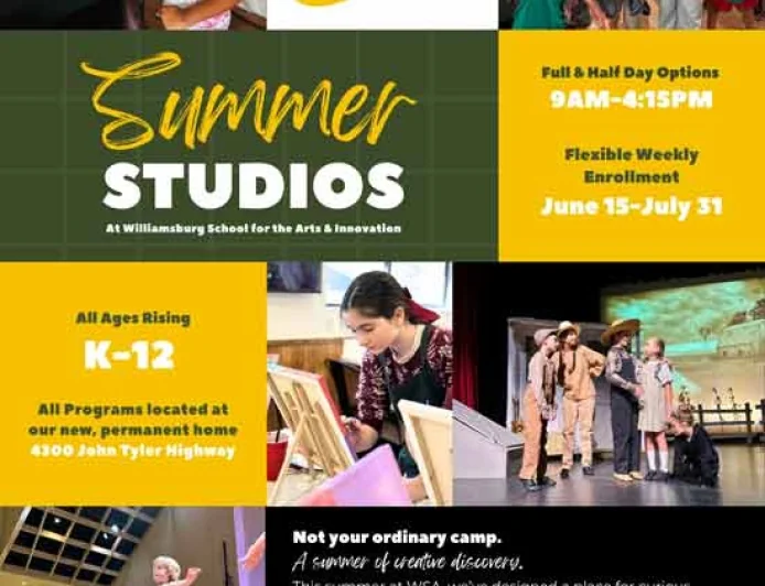 Summer Camps at Williamsburg School for the Arts & Innovation