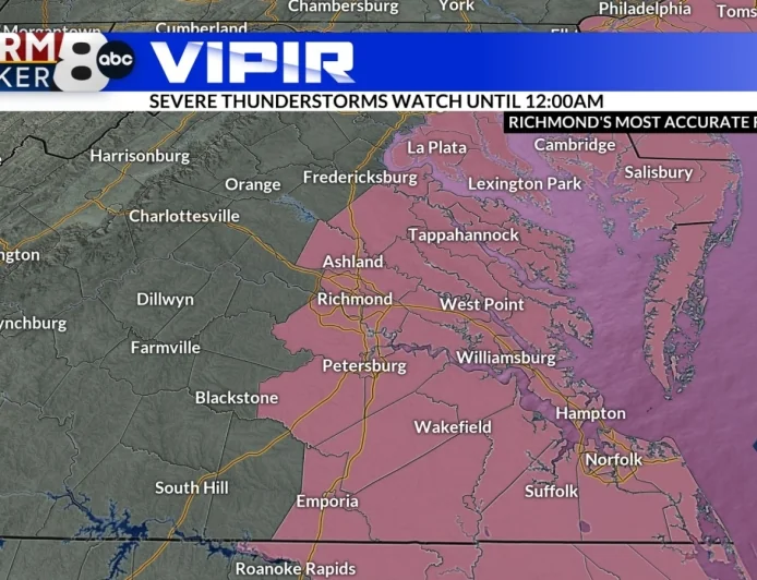 StormTracker8: Severe Thunderstorm Watch until midnight