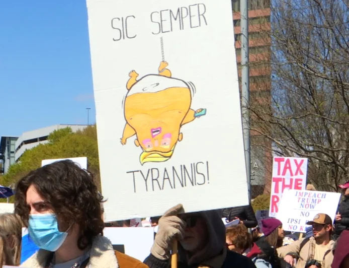 Third ‘No Kings’ rally takes over Richmond streets to protest Trump administration