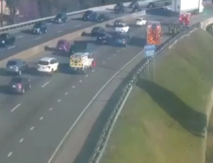 Major delays clear after crash on I-95 in Richmond