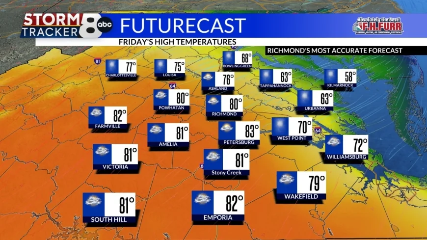 StormTracker8: Spring warmth through the middle of next week