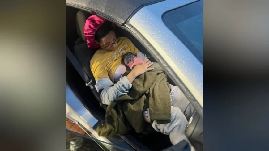 ‘I’m still in shock’: Unforgettable car birth on Powhite Parkway goes viral