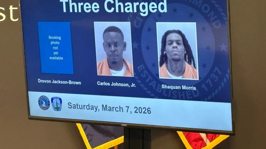 3 Henrico men charged after Shockoe Bottom shooting killed 2, injured 7