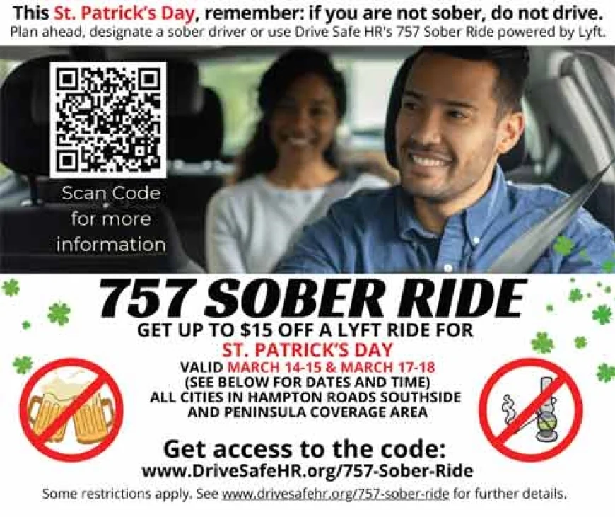 757 Sober Ride for St. Patrick’s Day