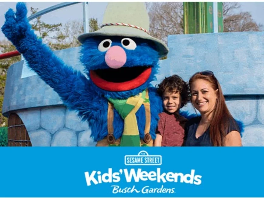 Busch Gardens Kids’ Weekends every Saturday & Sunday, March 21 – April 19