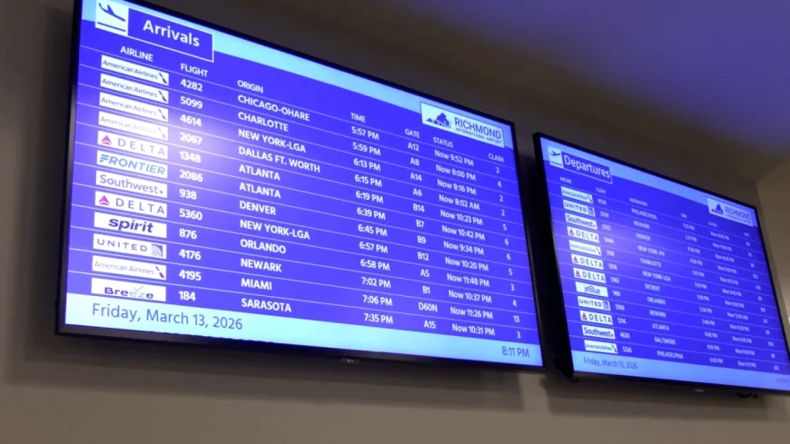 ‘Despair’: RIC passengers navigate delays, cancellations after faulty circuit board grounds flights