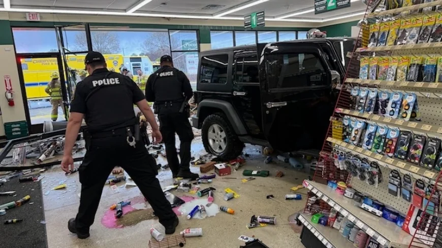 ‘Ain’t no way’: Chesterfield O’Reilly employee recounts car crashing into auto shop