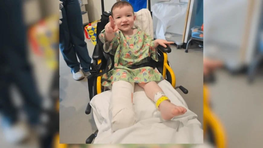 ‘I answered the phone and he said, ‘I’ve ran over Cohen”: Toddler recovering after traumatic lawn mower accident