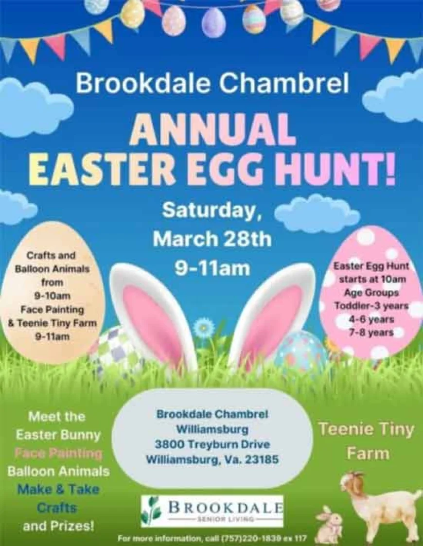 Brookdale Chambrel Williamsburg’s Annual Easter Egg Hunt