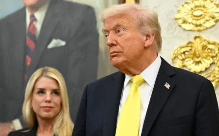 Trump ousts Bondi as attorney general