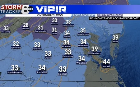 StormTracker8: Frost advisories / Freeze warnings tonight